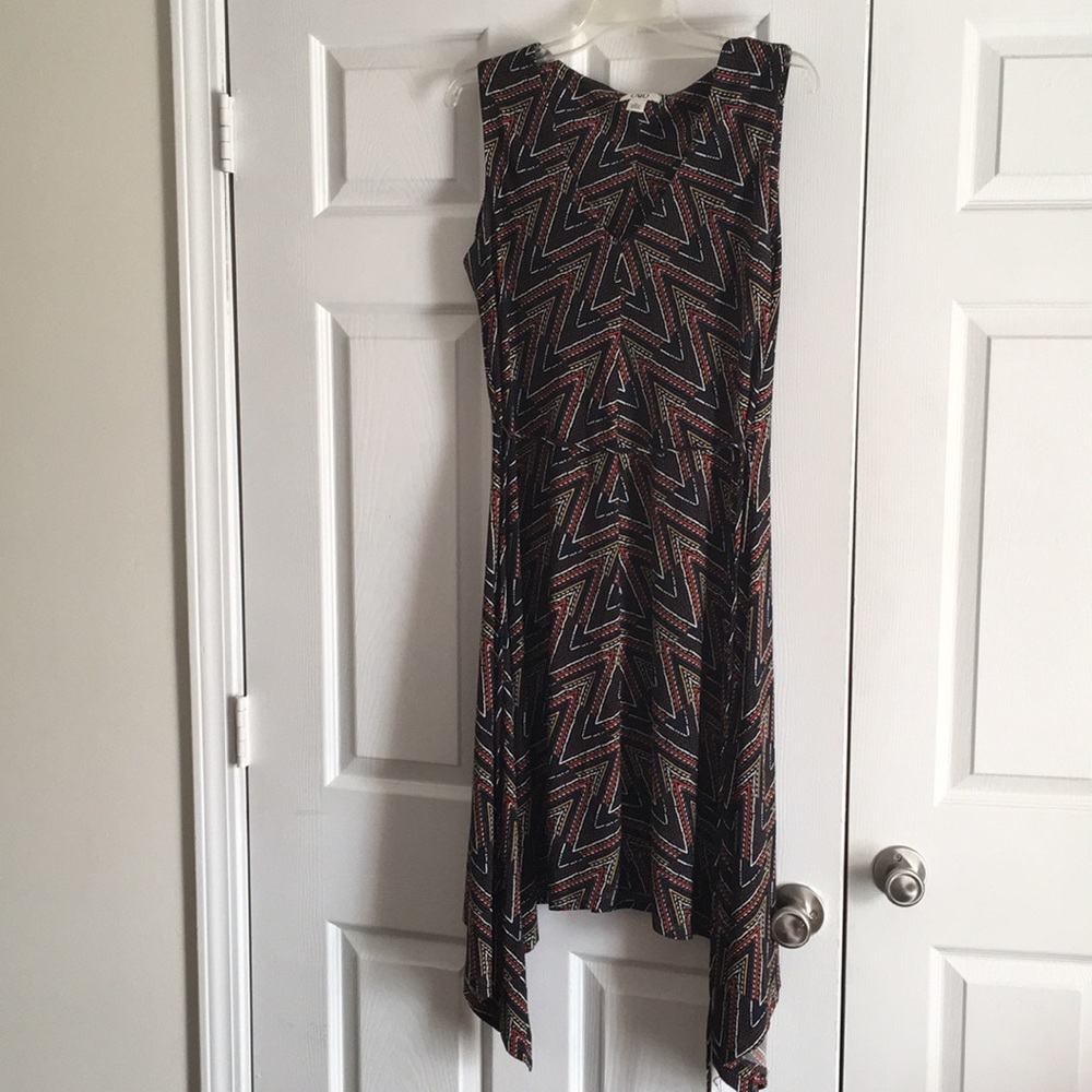 Sleeveless multicolored dress Size L